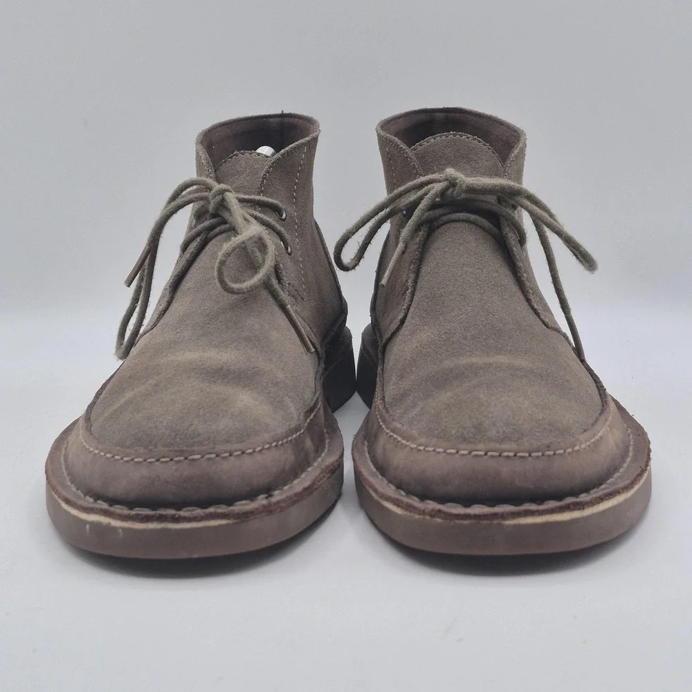 Clarks Boots Mens Size 9.5‎ Brown Suede Chukka Lace Up Casual Comfort 26107688